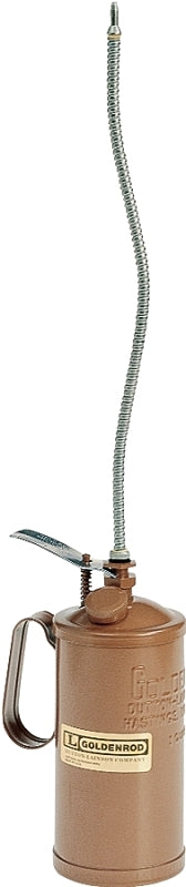DL Goldenrod 120 120-A3 Pump Oiler, 32 oz Capacity, Flexible Spout, Steel, Powder-Coated Copper Bronze