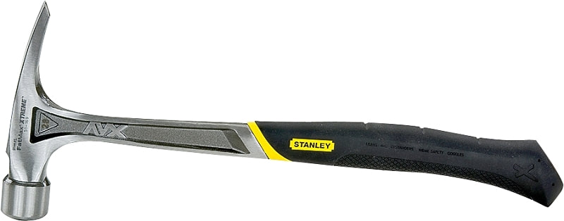 STANLEY 51-169 Framing Hammer, 28 oz Head, Rip Claw, Checkered Head, Steel Head, 16 in OAL