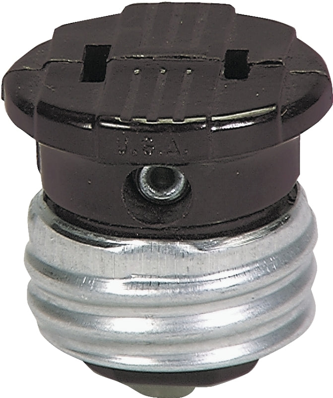 Eaton Wiring Devices 758B-BOX Adapter, 660 W, 1-Outlet, Thermoplastic, Brown