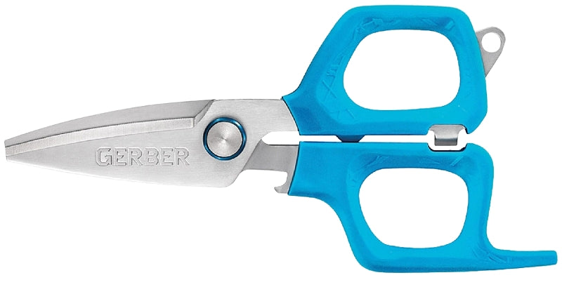 Gerber 31-003553 Neat Freak Line Cutter Scissors, 6.1 in OAL, Ergonomic Handle, Blue Handle