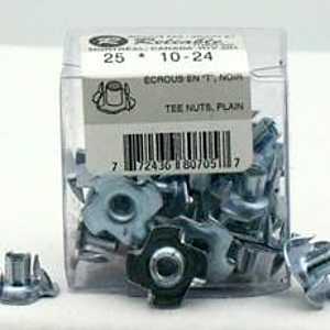 80705 10IN -24 PKG/25 T-NUT W/