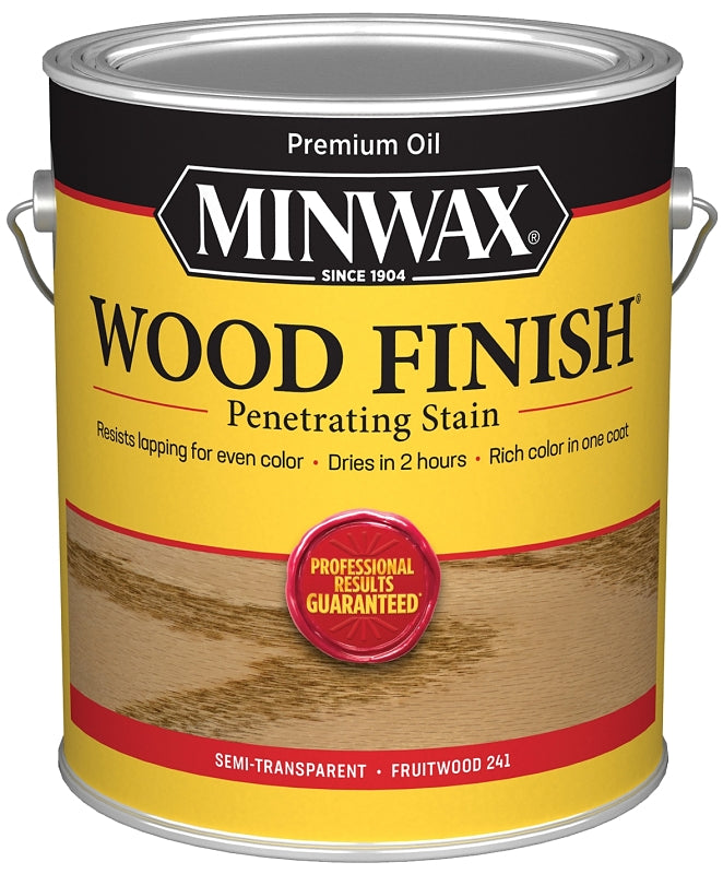 Minwax 71010000 Wood Stain, Fruitwood, Liquid, 1 gal, Can