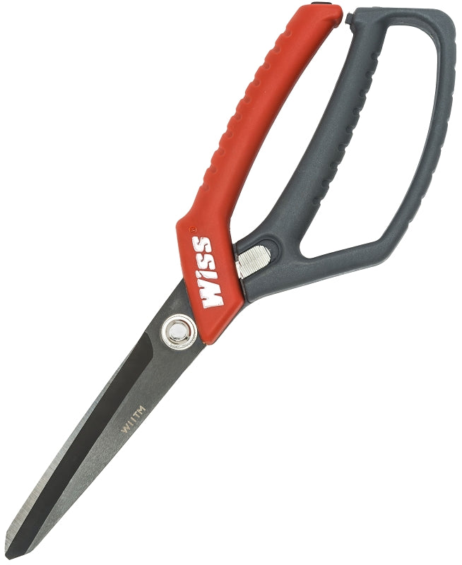 Crescent Wiss CW11TM Heavy-Duty Single Ring Tradesman Shear, 11 in OAL, 10-1/2 in L Cut, Stainless Steel Blade