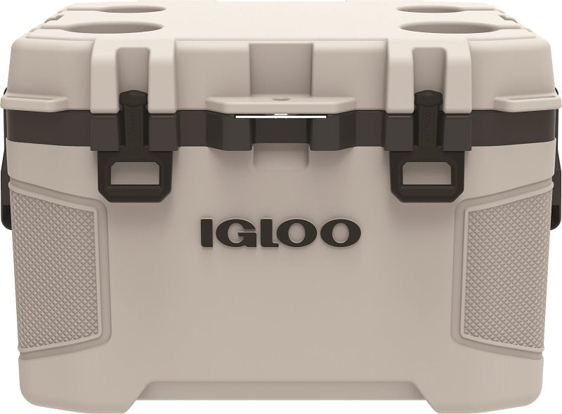 Igloo Trailmate Series 50215 Cool Box, 50 qt Cooler, Polyethylene/Polypropylene, Bone, 5 days Ice Retention