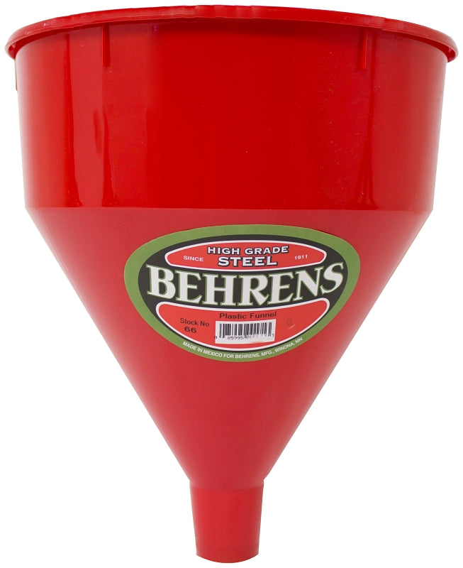66 FUNNEL PLASTIC RED 6QT
