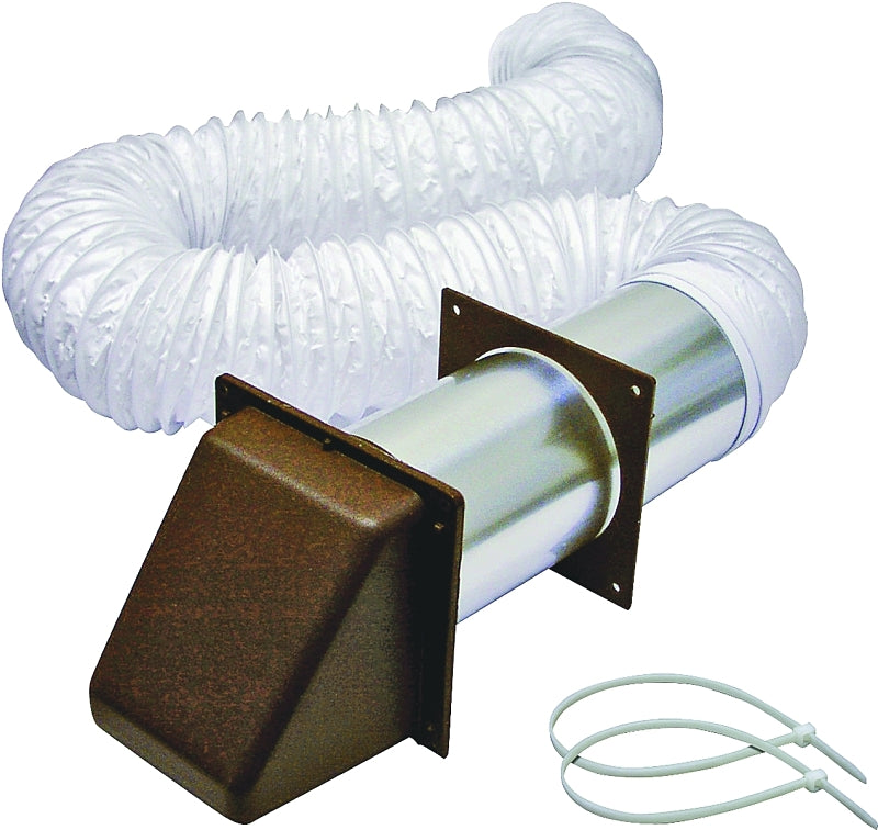 207B BRWN VINYL VENT KIT 4X8