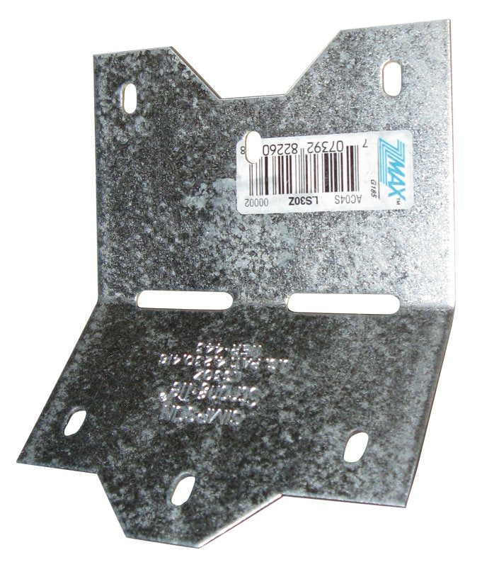 Simpson Strong-Tie LS LS30Z Skewable Angle, 3-3/8 in H, Steel, ZMAX