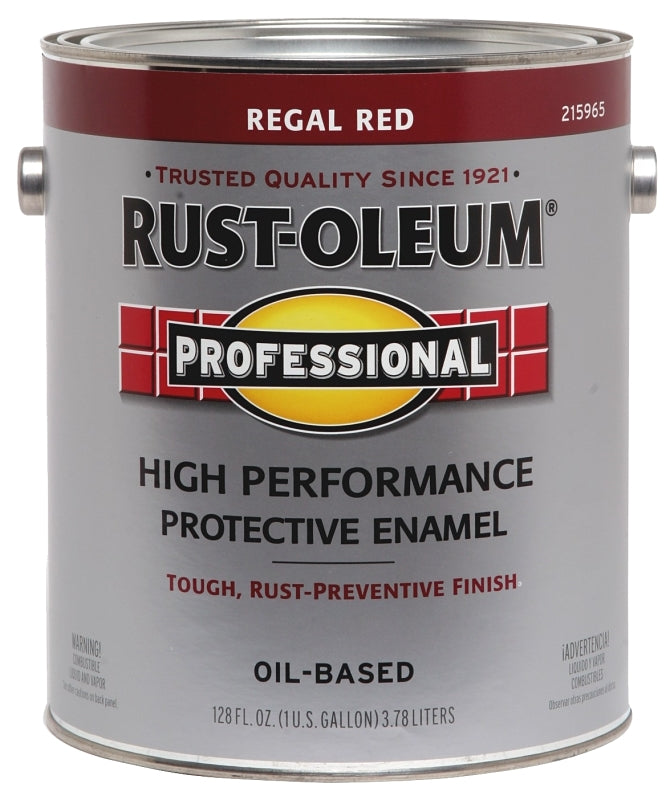 RUST-OLEUM PROFESSIONAL 215965 Protective Enamel, Gloss, Regal Red, 1 gal Can