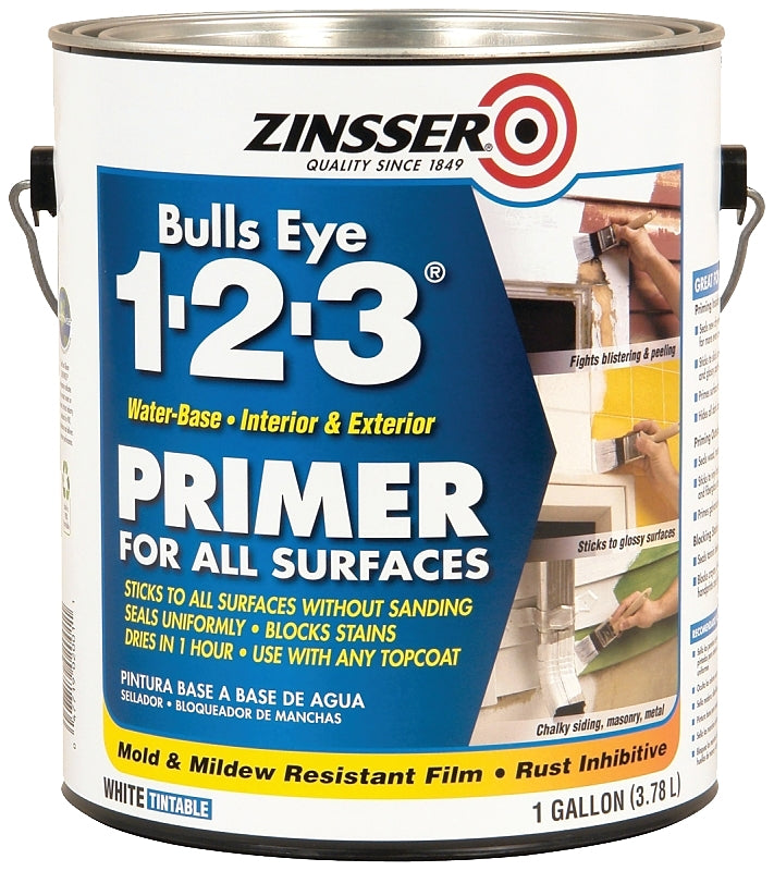 Zinsser 02001 Primer, White, 1 gal