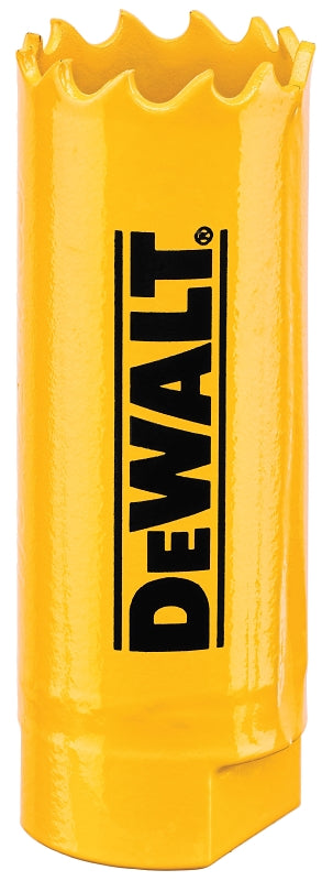 DeWALT DAH180014 Hole Saw, 7/8 in Dia, 1-3/4 in D Cutting, 1/2-20 Arbor, 4/5 TPI, HSS Cutting Edge