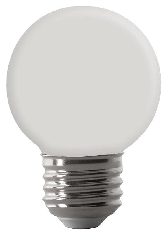 Feit Electric BPGM60W/950CA/FIL/2 LED Bulb, Globe, G16.5 Lamp, 60 W Equivalent, E26 Lamp Base, Dimmable, Daylight Light
