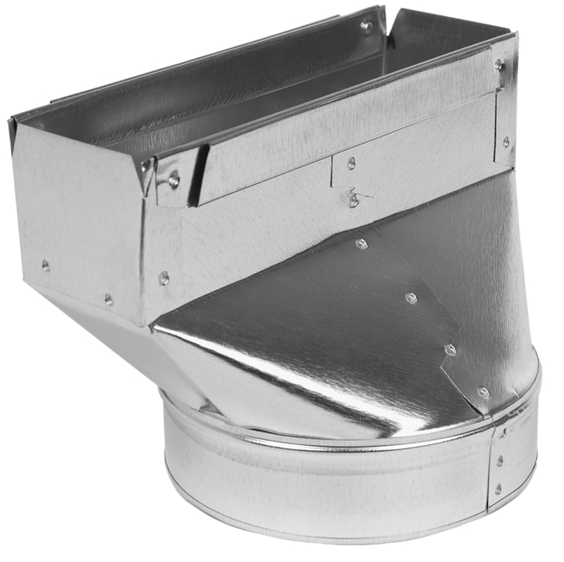 Imperial GV2450 Wall Register Boot, 3 in L, 10 in W, Galvanized