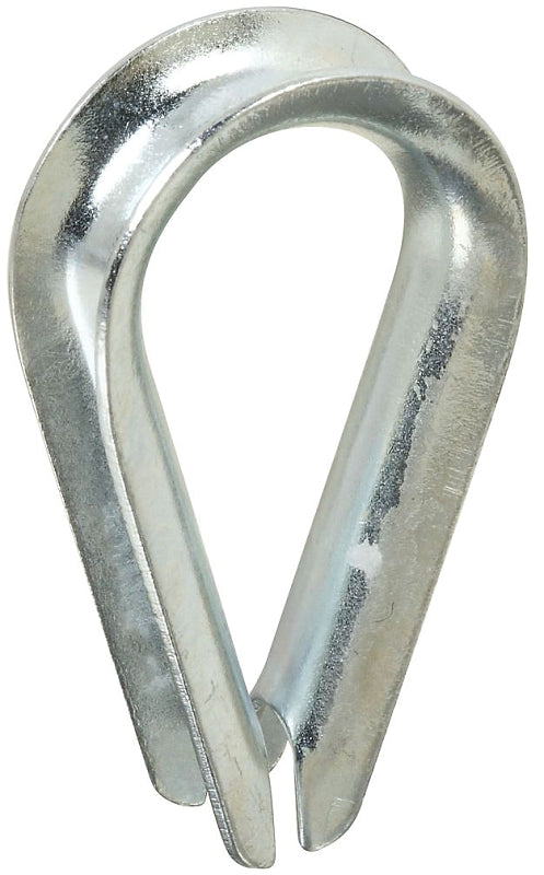 National Hardware 3232BC Series N176-826 Rope Thimble, Steel, Zinc