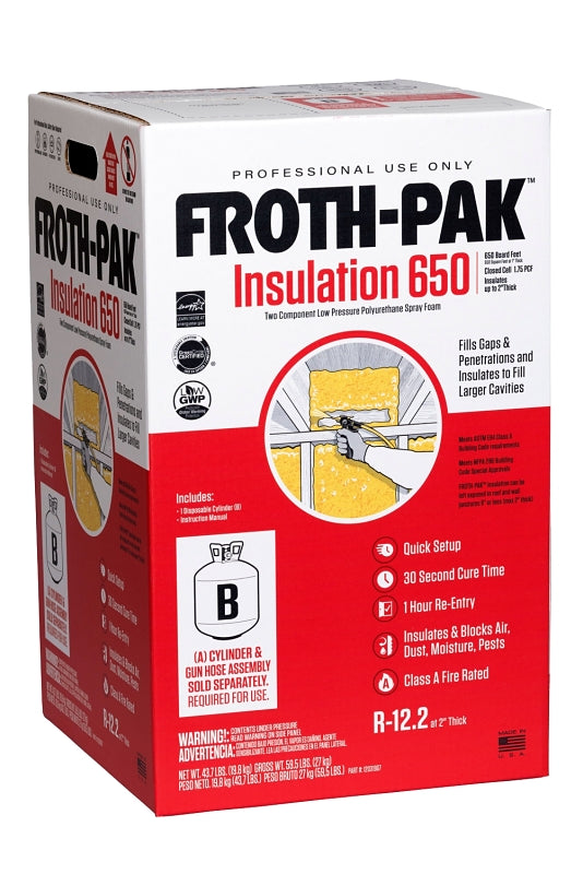 DuPont Froth-Pak 12031877 Foam Insulation Kit, 118.8 lb