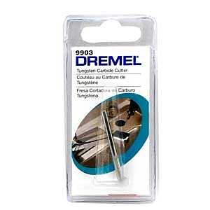 Dremel 9903 Cutter, 1/8 in Dia, 1-1/2 in L, 1/8 in Dia Shank, Tungsten Carbide