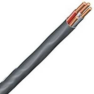 Southwire 8/3NM-WGX125 Sheathed Cable, 8 AWG Wire, 3-Conductor, 125 ft L, Copper Conductor, PVC Insulation