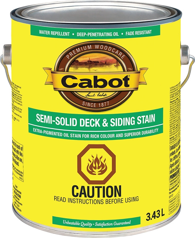 Cabot 17400 17416C Semi-Solid Deck and Siding Stain, New Cedar, Liquid, 3.43 L