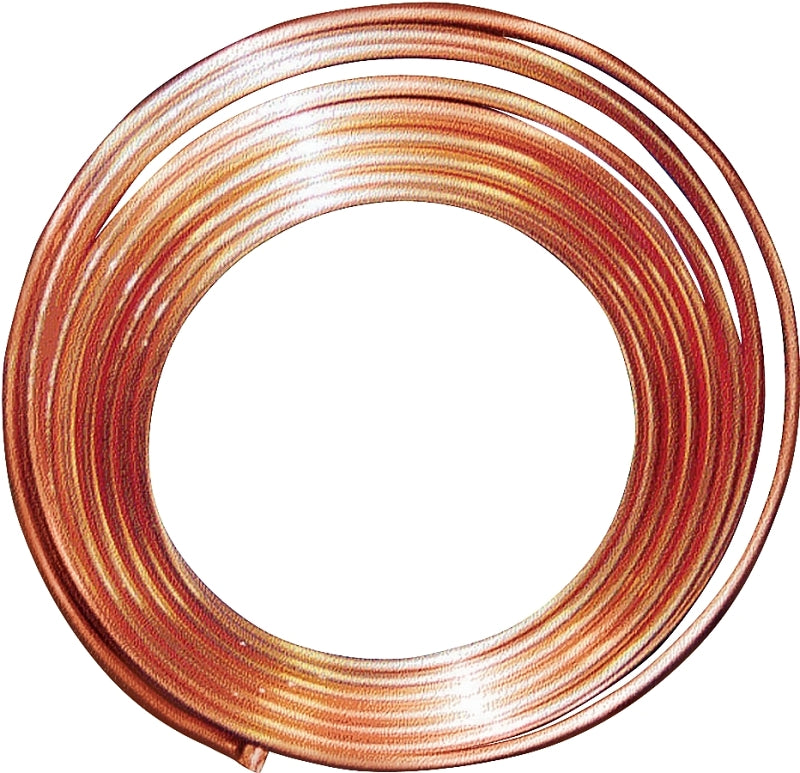 Streamline 1X100K Copper Tubing, 1 in, 100 ft L, Soft, Type K, Coil