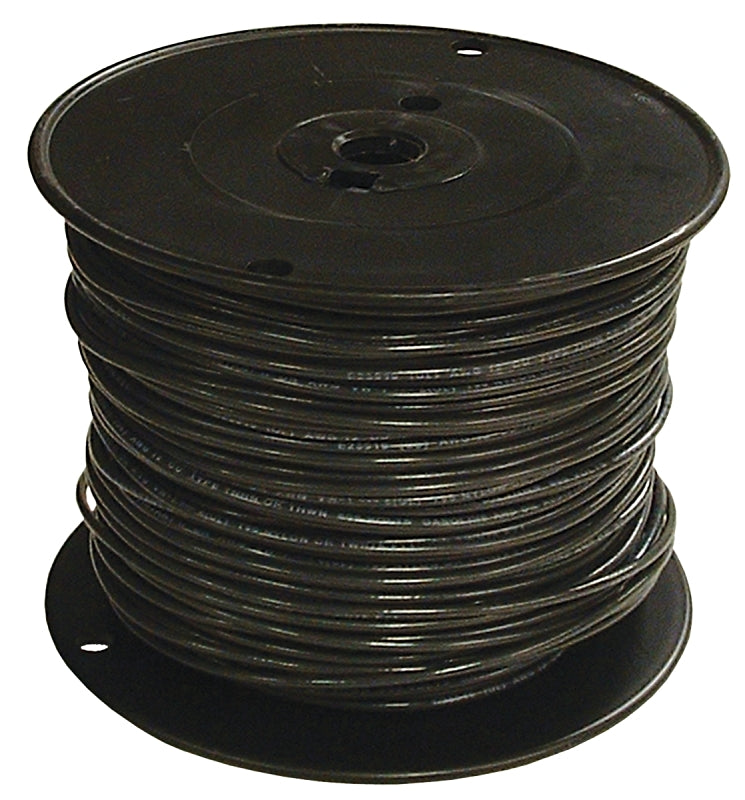 Southwire 12BK-SOLX500 Building Wire, 12 AWG Wire, 1 -Conductor, 500 ft L, Copper Conductor, Nylon Sheath