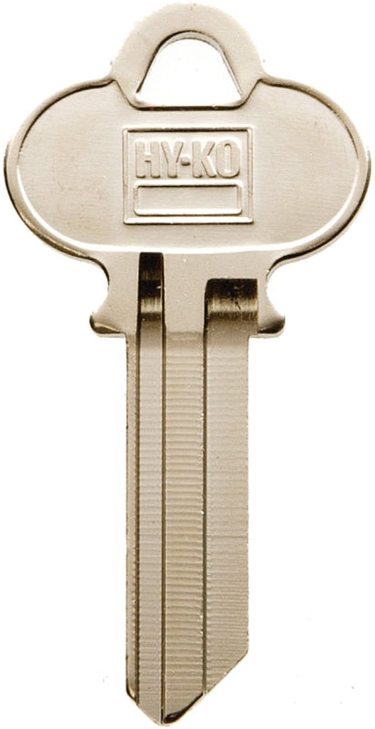 Hy-Ko 11010WK1 Key Blank, Brass, Nickel, For: Weslock Vehicle Locks
