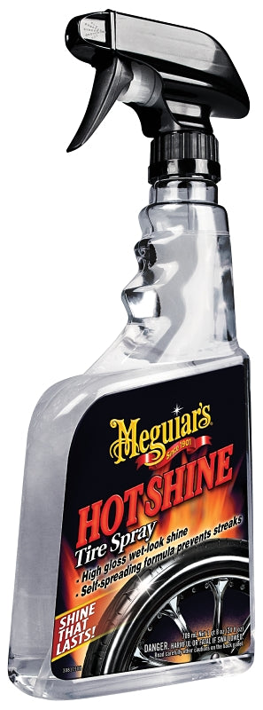 Meguiar's G12024 Tire Spray, 24 oz, Liquid, Slight Chemical