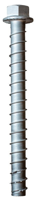 Simpson Strong-Tie Titen HD THD50600H4SSF1 Heavy-Duty Screw Anchor, 1/2 in Dia, 6 in L, Stainless Steel, Zinc Plated