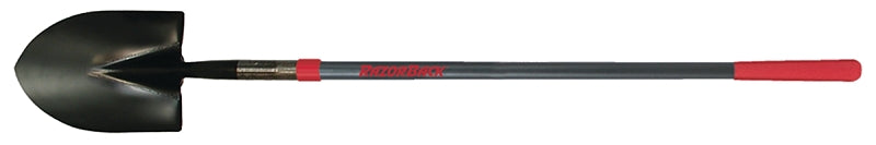 Razor-Back 45000 Shovel, 8-3/4 in W Blade, Steel Blade, Fiberglass Handle, Long Handle, 48 in L Handle