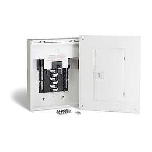 Square D Homeline CHOM1224M60GC Load Center, 60 A, 12 -Space, 24 -Circuit, Tandem, NEMA 1 Enclosure, Wall Mounting
