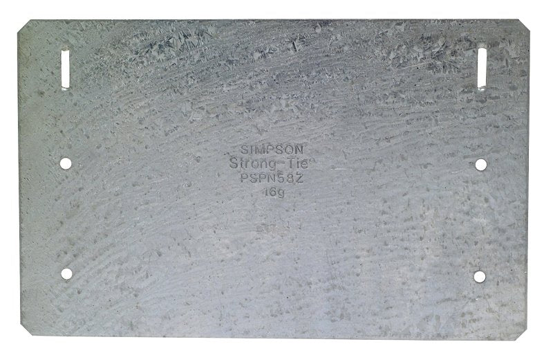 Simpson Strong-Tie PSPNZ PSPN58Z Protecting Shield Plate, 16 ga Gauge, Steel, ZMAX