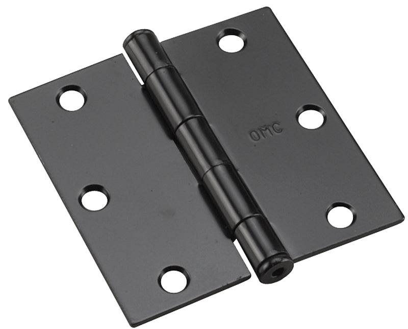 828FB-R 3.5IN BLK PR HINGE LOO