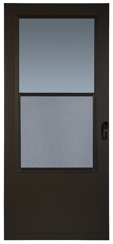 Larson Value Core 028842U Single-Vent Storm Door, Brown