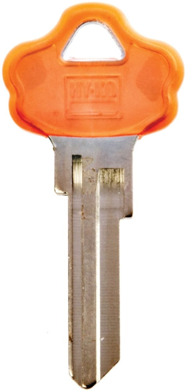 Hy-Ko 13005KW10PDM Key Blank, Brass, Nickel, For: Kwikset Cabinet, House Locks and Padlocks