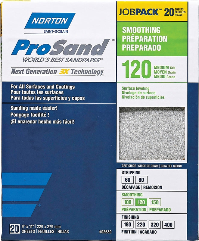 02639 SANDPAPER PRO 9X11 120