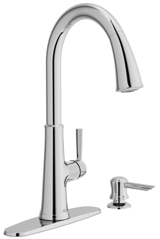 American Standard Maven Series 9319300.002 Pull-Down Kitchen Faucet with Soap Dispenser, 1.8 gpm, 1-Faucet Handle, 1/EA