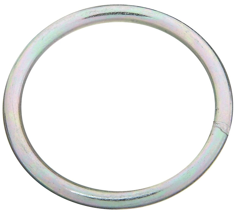 National Hardware 3155BC Series N223-164 Welded Ring, 300 lb Working Load, 2-1/2 in ID Dia Ring, #2 Chain, Steel, Zinc