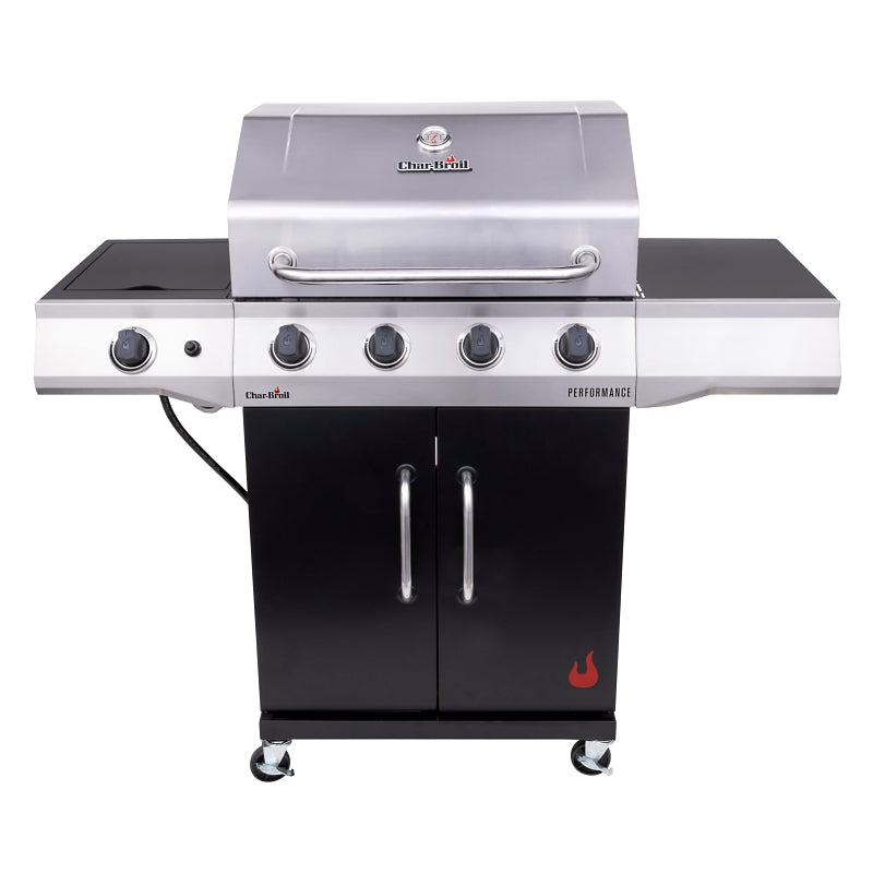 Char-Broil 463353021 Gas Grill, 32,000 Btu BTU, Liquid Propane, 4-Burner, 435 sq-in Primary Cooking Surface