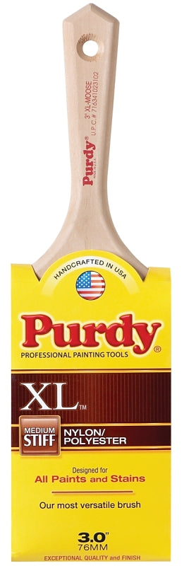 Purdy XL Moose 232330 Wall Brush, Nylon/Polyester Bristle, Shasta Handle