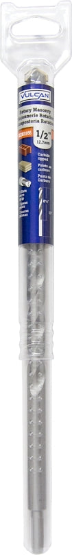 Vulcan Drill Bit, 1/2 in Dia, 13 in OAL, Spiral Flute, Straight Shank