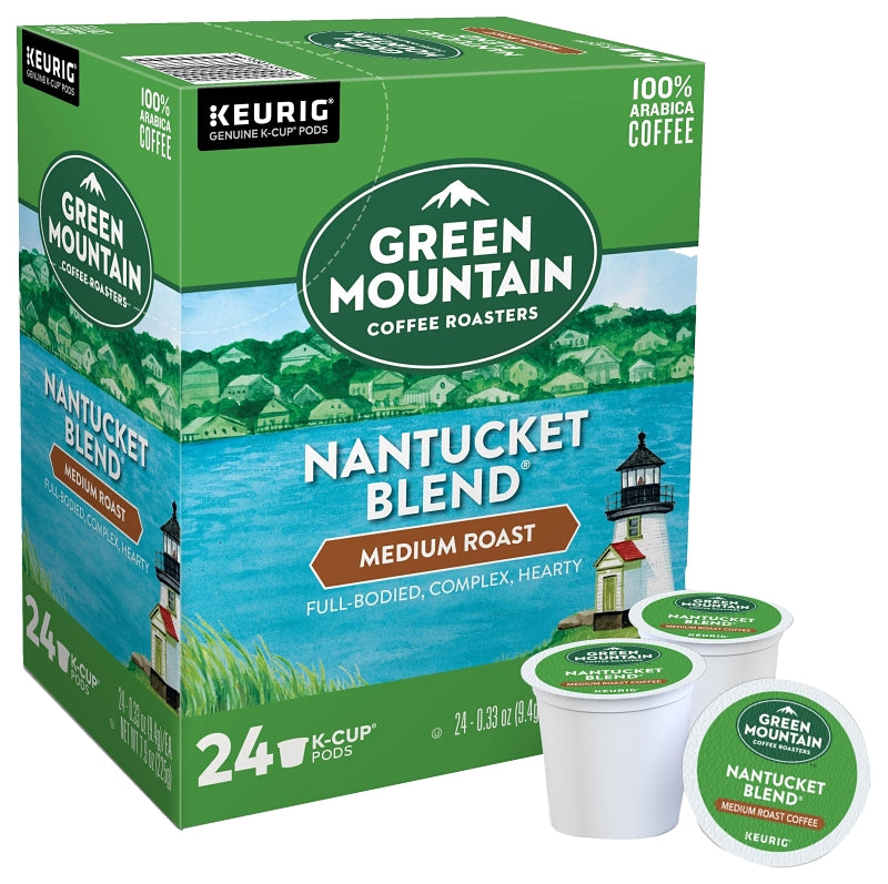 KEURIG 5000355593 Nantucket Blend K-Cup Pod Box, Yes Caffeine, Medium Roast Box