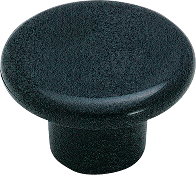 Amerock Allison Value Series BP802PBK Cabinet Knob, 13/16 in Projection, Plastic