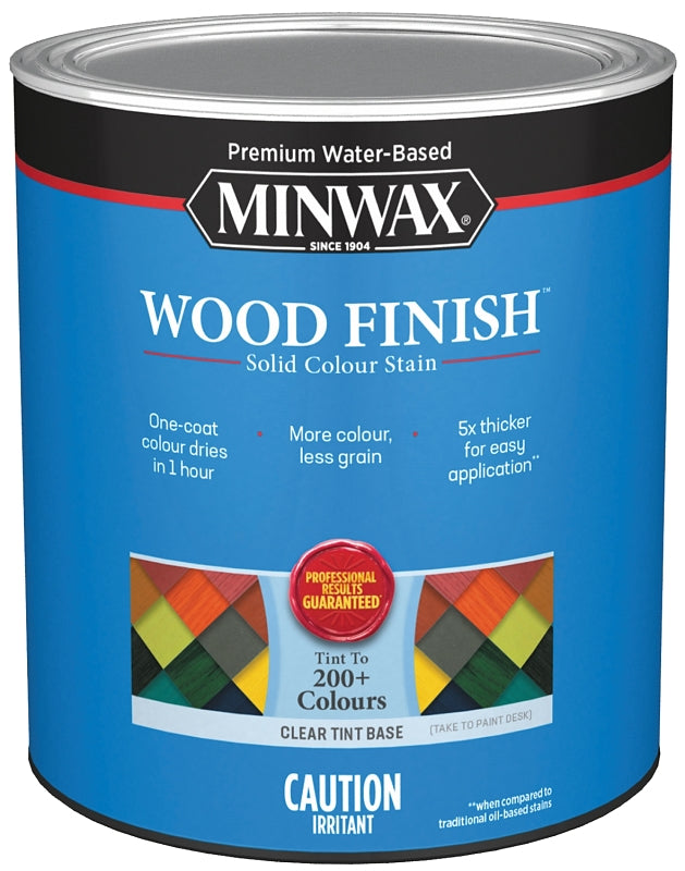 STAIN WOOD SOLID CLR TNT BS QT