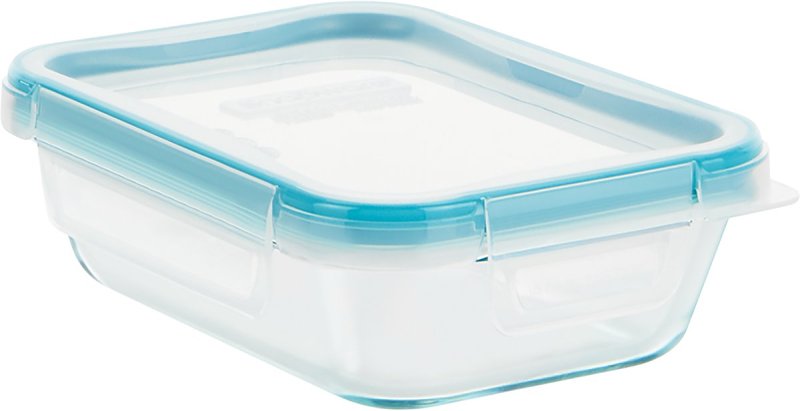 Snapware 1109307 Food Container, 2 Cups Capacity, Glass, 5 in L, 7 in W, 2-1/2 in H