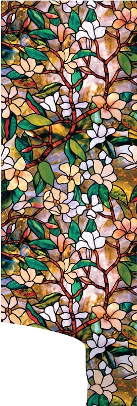 Artscape 01-0113 Window Film, 36 in L, 24 in W, Magnolia Pattern