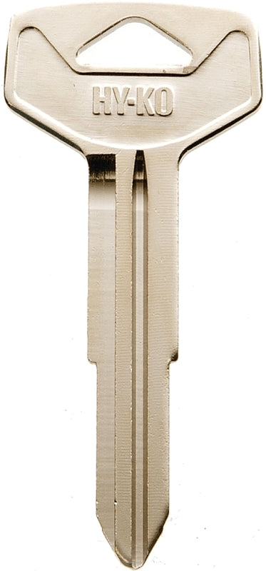 Hy-Ko 11010TR44 Automotive Key Blank, Brass, Nickel, For: Toyota Vehicle Locks