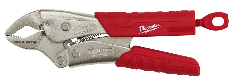 Milwaukee Torque Lock MAXBITE Series 48-22-3707 Locking Plier, 7 in OAL, 1-1/2 in Jaw Opening, Ergonomic Handle