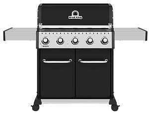 Broil King Baron 520 PRO 876214 Gas Grill, 45,000 Btu, Liquid Propane, 5-Burner, 570 sq-in Primary Cooking Surface