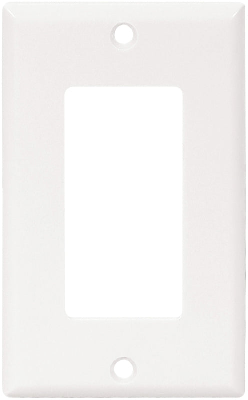 2151W-BOX 1G DECO WALL PLT WHT