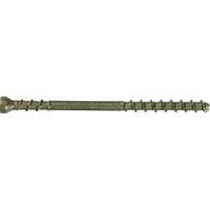 Camo 0345144-CA Deck Screw, #7 Thread, 2-3/8 in L, Trim Head, Star Drive, Carbon Steel, ProTech-Coated