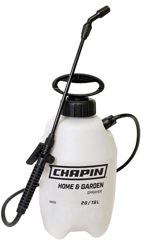 CHAPIN 16200 Home and Garden Sprayer, 2 gal Tank, Poly Tank, 34 in L Hose