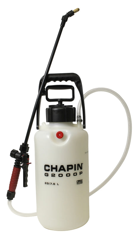 CHAPIN G2000P Handle Sprayer, 2 gal Tank, Poly Tank, 48 in L Hose